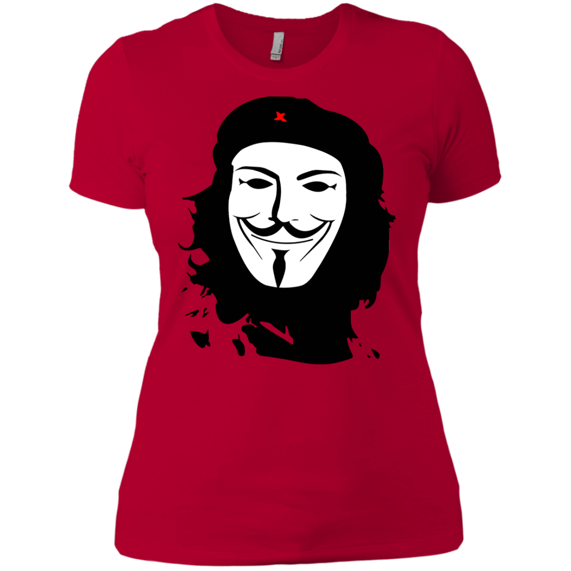 T-Shirts Red / X-Small Anonymous Guevara Women's Premium T-Shirt