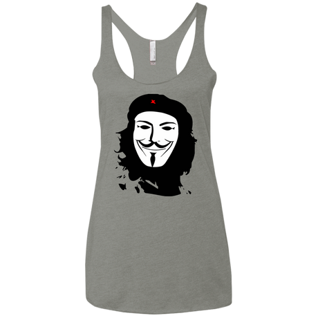 T-Shirts Venetian Grey / X-Small Anonymous Guevara Women's Triblend Racerback Tank