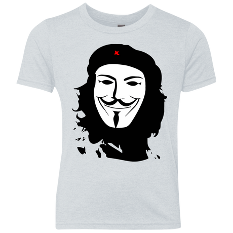 T-Shirts Heather White / YXS Anonymous Guevara Youth Triblend T-Shirt