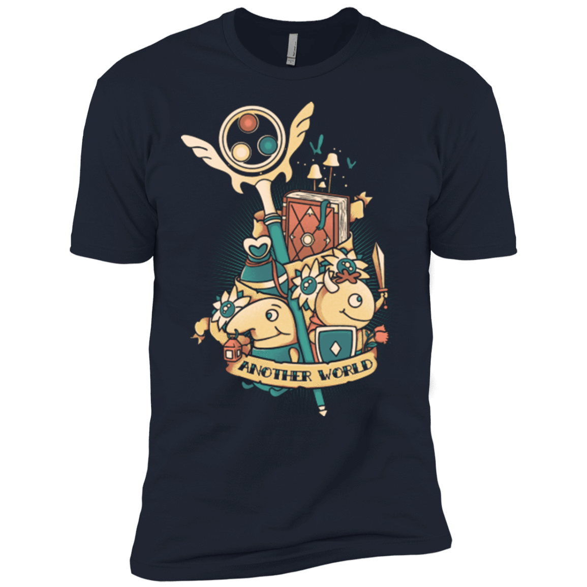 T-Shirts Midnight Navy / YXS Another world Boys Premium T-Shirt