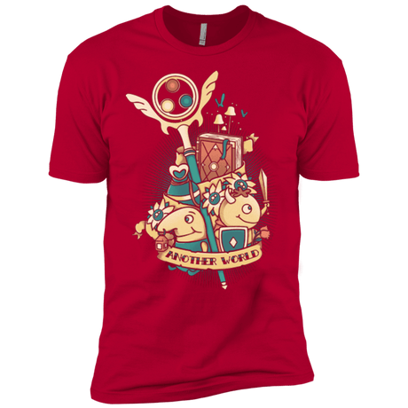 T-Shirts Red / YXS Another world Boys Premium T-Shirt