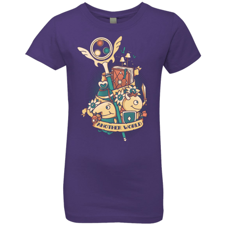 T-Shirts Purple Rush / YXS Another world Girls Premium T-Shirt