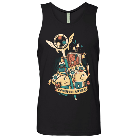 T-Shirts Black / Small Another world Men's Premium Tank Top