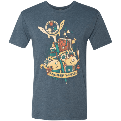 T-Shirts Indigo / Small Another world Men's Triblend T-Shirt