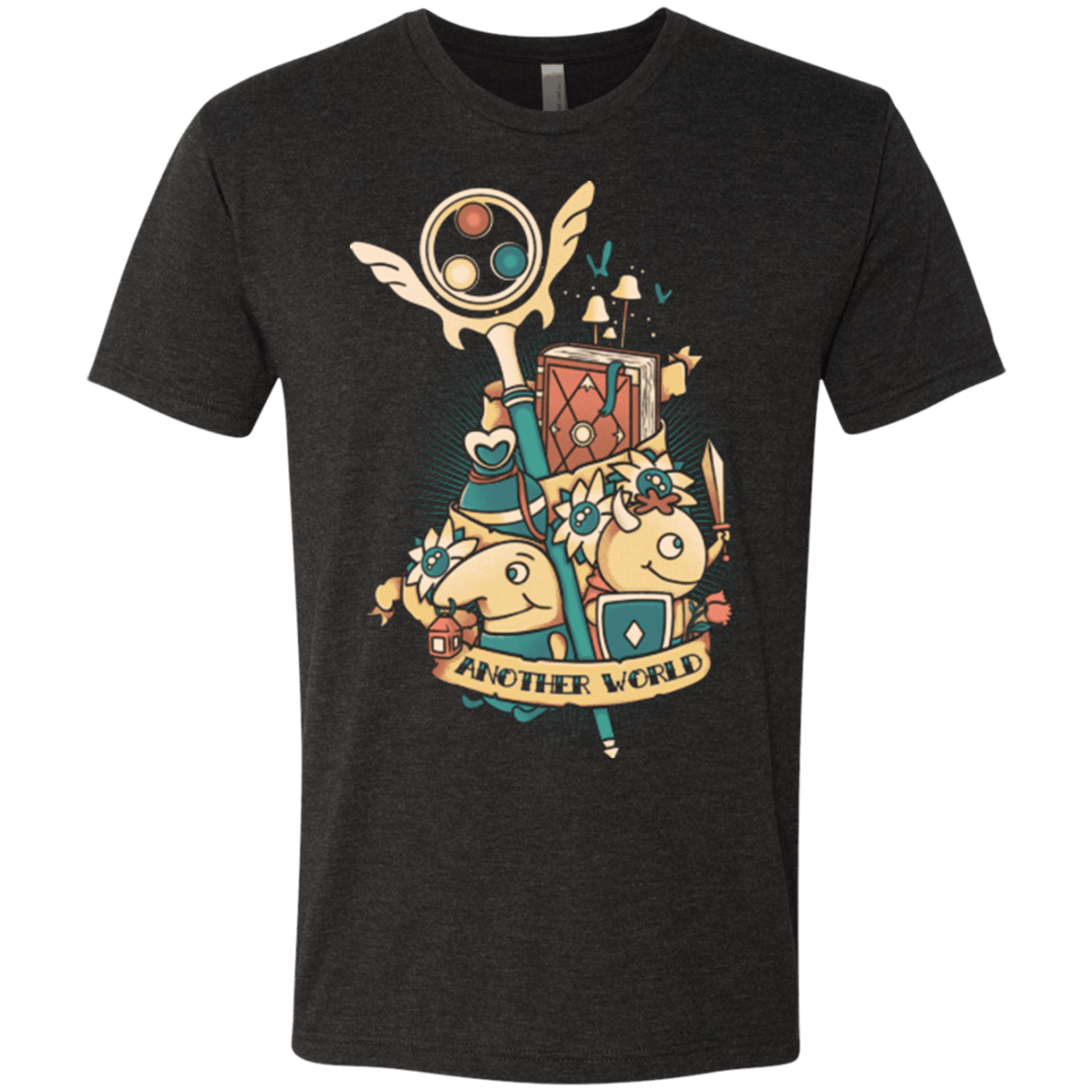 T-Shirts Vintage Black / Small Another world Men's Triblend T-Shirt