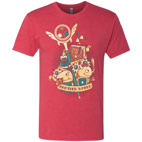 T-Shirts Vintage Red / Small Another world Men's Triblend T-Shirt