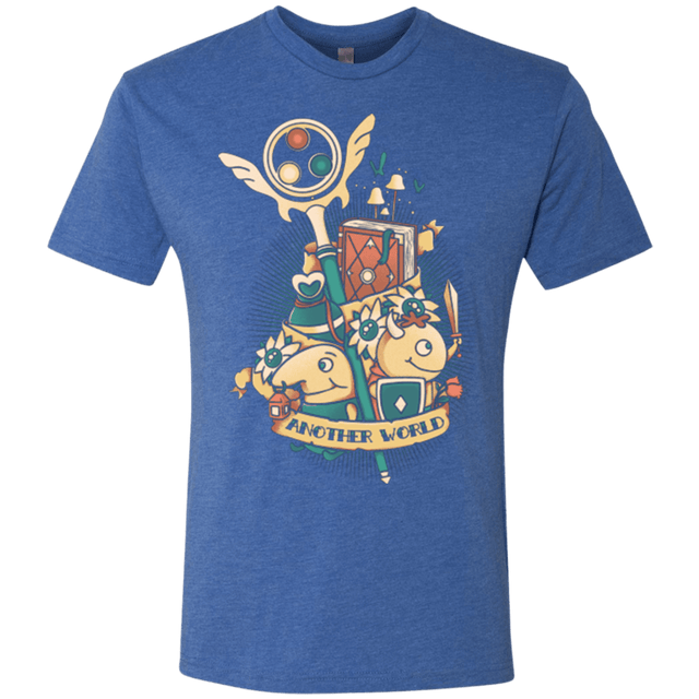 T-Shirts Vintage Royal / Small Another world Men's Triblend T-Shirt