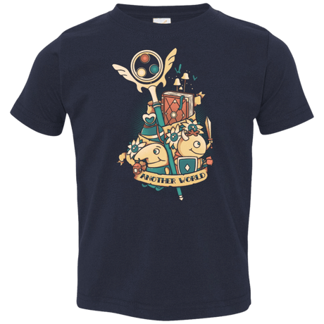 T-Shirts Navy / 2T Another world Toddler Premium T-Shirt