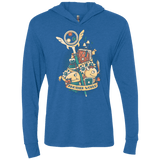 T-Shirts Vintage Royal / X-Small Another world Triblend Long Sleeve Hoodie Tee