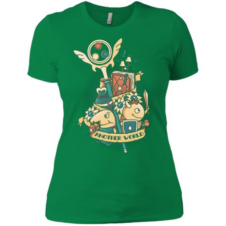T-Shirts Kelly Green / X-Small Another world Women's Premium T-Shirt