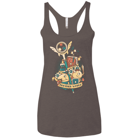T-Shirts Macchiato / X-Small Another world Women's Triblend Racerback Tank