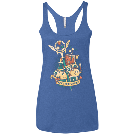 T-Shirts Vintage Royal / X-Small Another world Women's Triblend Racerback Tank