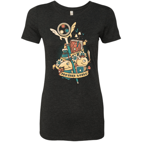 T-Shirts Vintage Black / Small Another world Women's Triblend T-Shirt