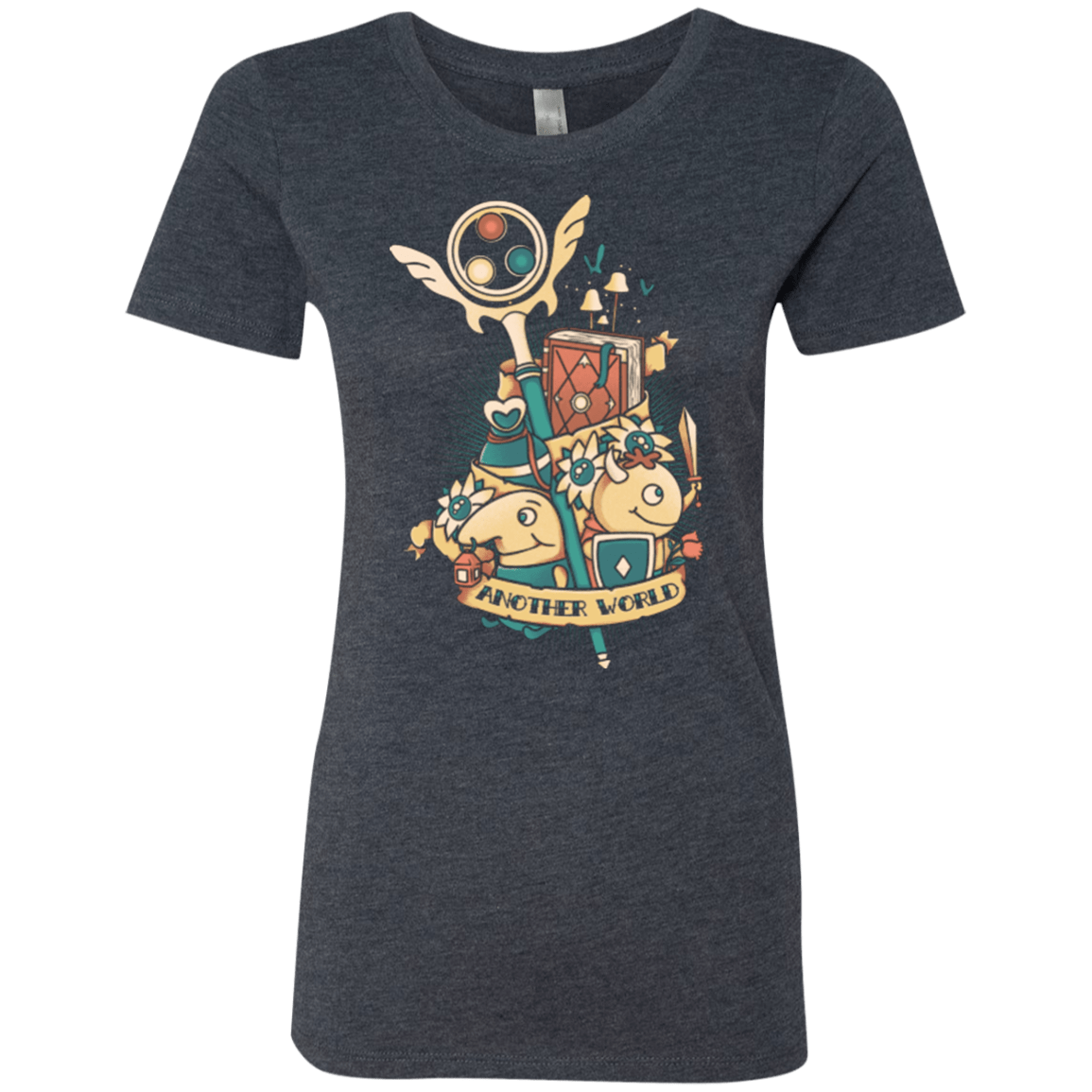T-Shirts Vintage Navy / Small Another world Women's Triblend T-Shirt