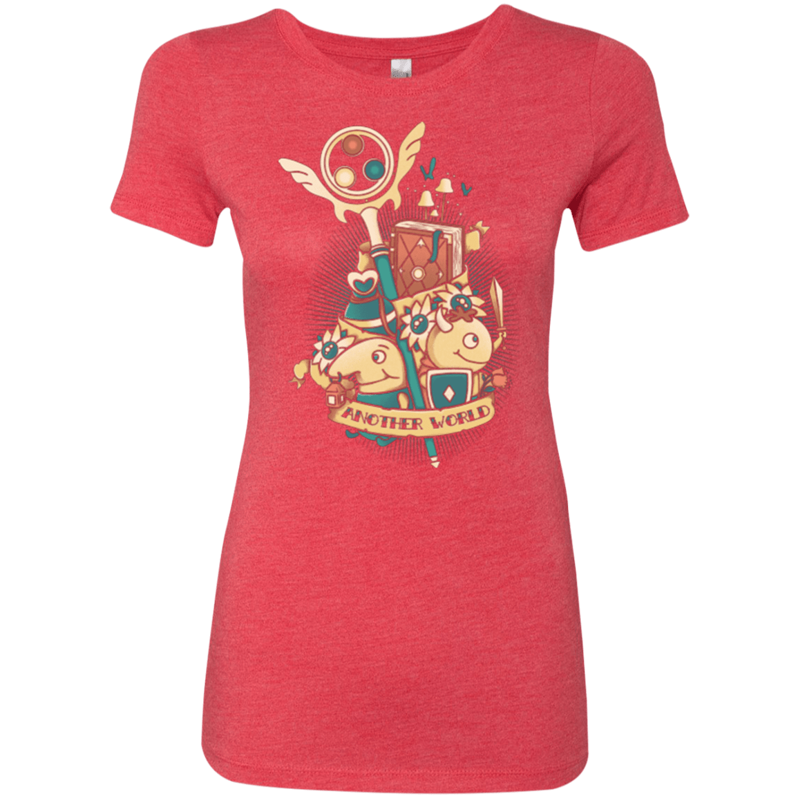 T-Shirts Vintage Red / Small Another world Women's Triblend T-Shirt
