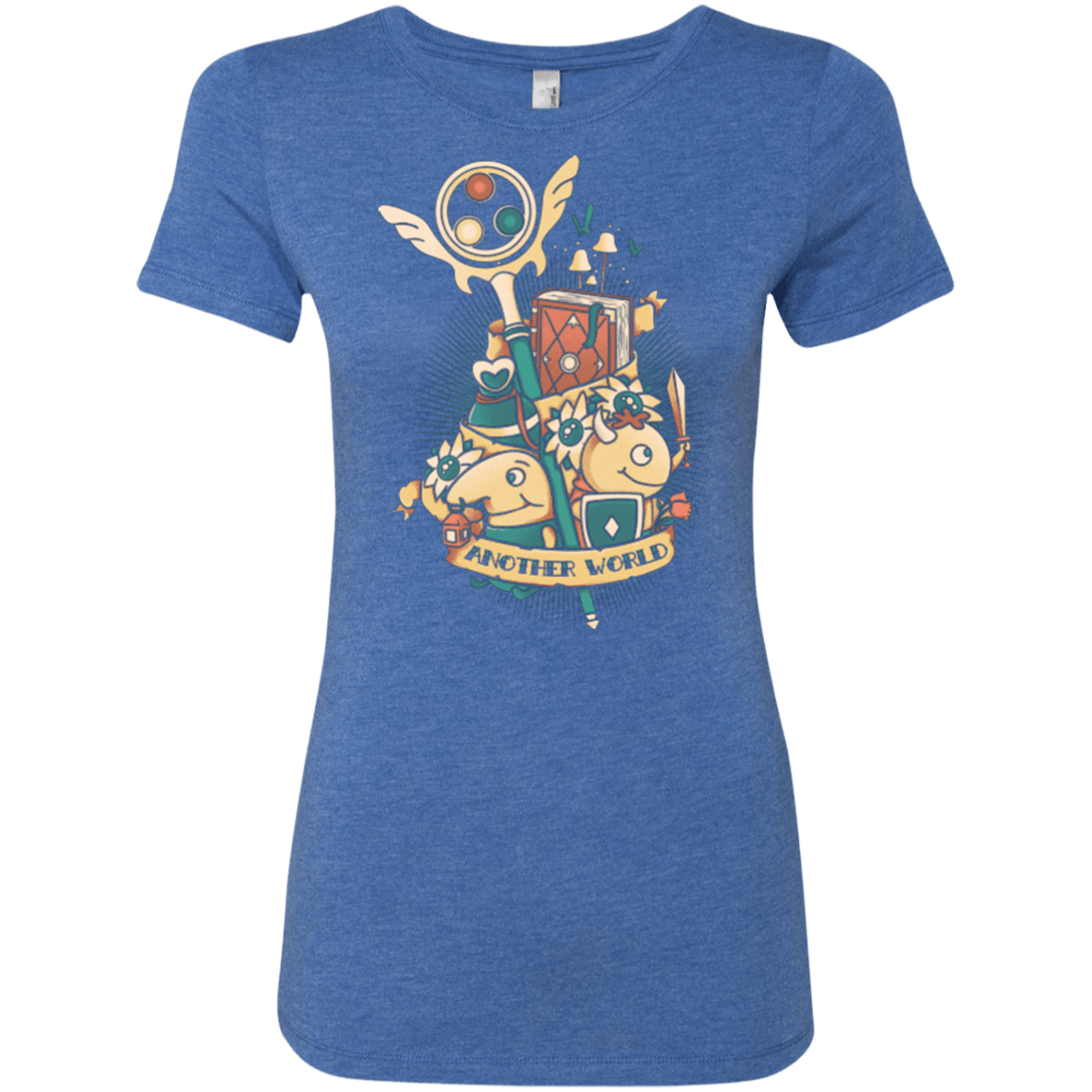 T-Shirts Vintage Royal / Small Another world Women's Triblend T-Shirt