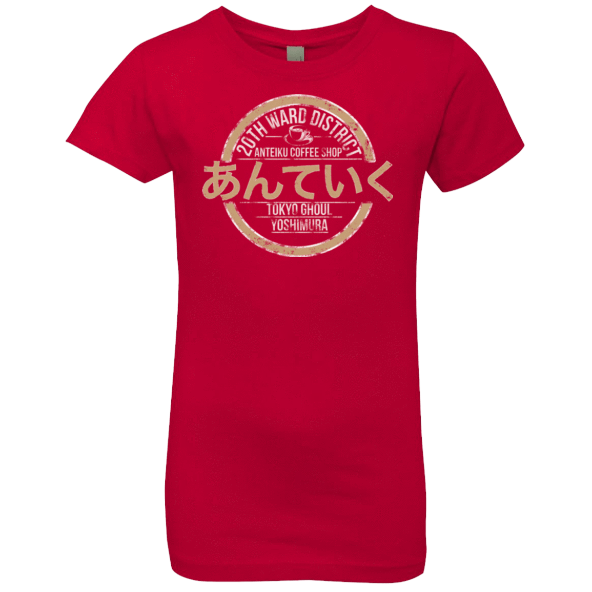 T-Shirts Red / YXS Anteiku coffee shop Girls Premium T-Shirt
