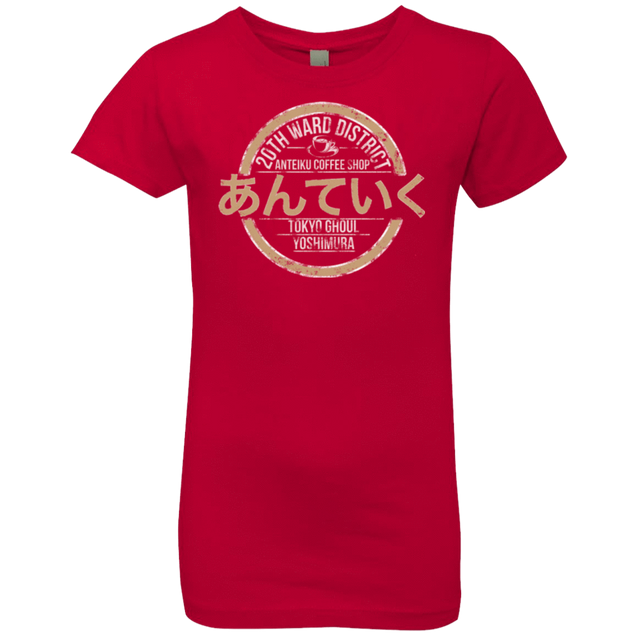 T-Shirts Red / YXS Anteiku coffee shop Girls Premium T-Shirt