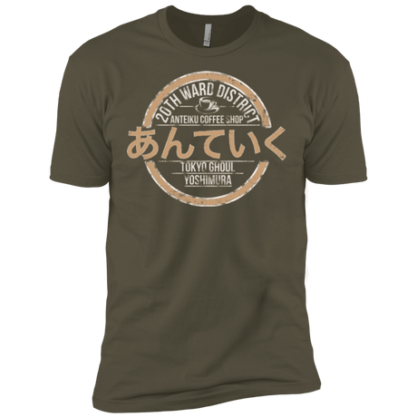 T-Shirts Military Green / X-Small Anteiku coffee shop Men's Premium T-Shirt