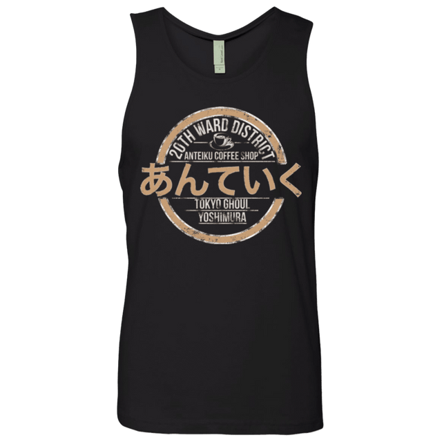 T-Shirts Black / Small Anteiku coffee shop Men's Premium Tank Top