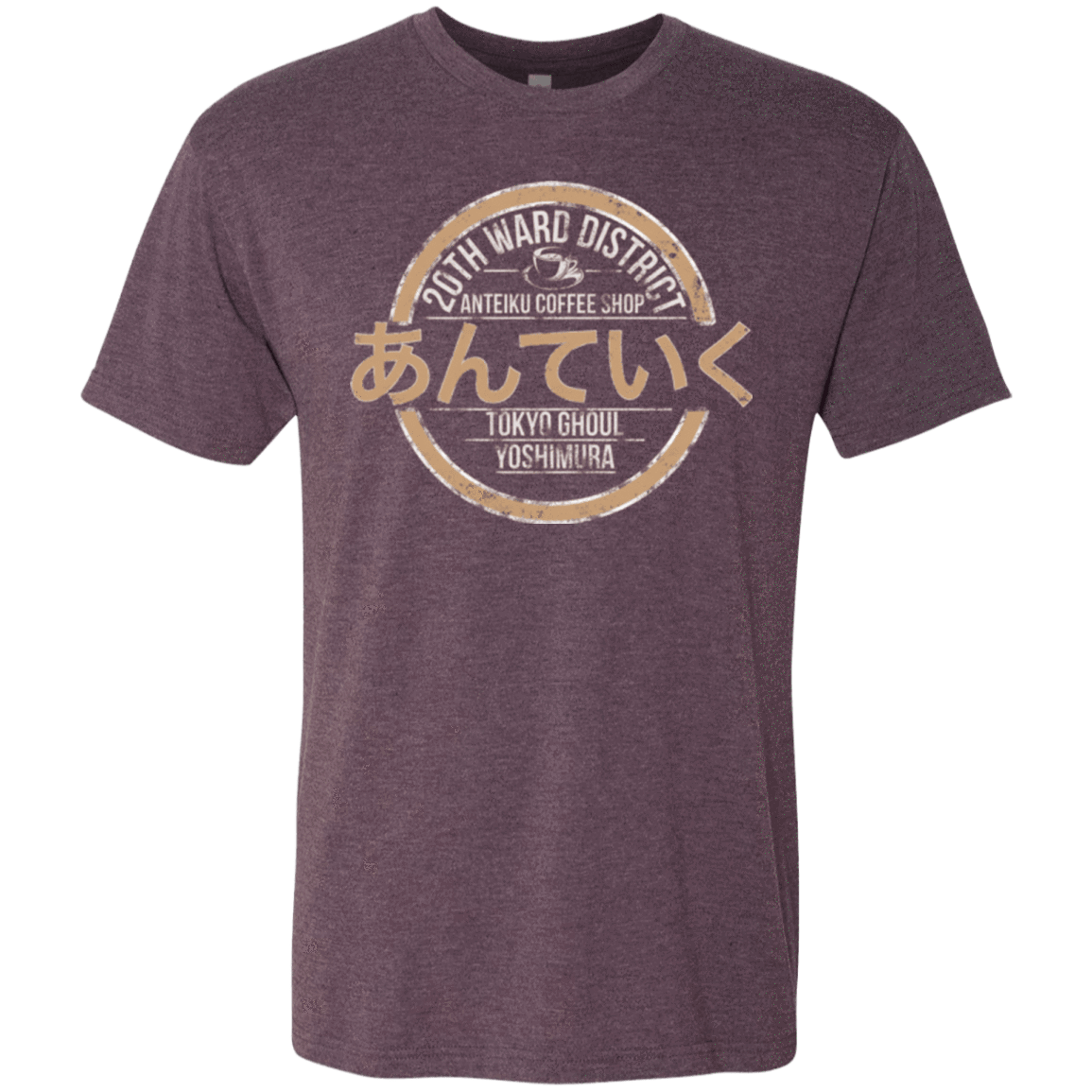 T-Shirts Vintage Purple / Small Anteiku coffee shop Men's Triblend T-Shirt