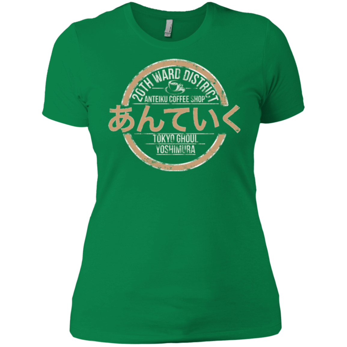 T-Shirts Kelly Green / X-Small Anteiku coffee shop Women's Premium T-Shirt