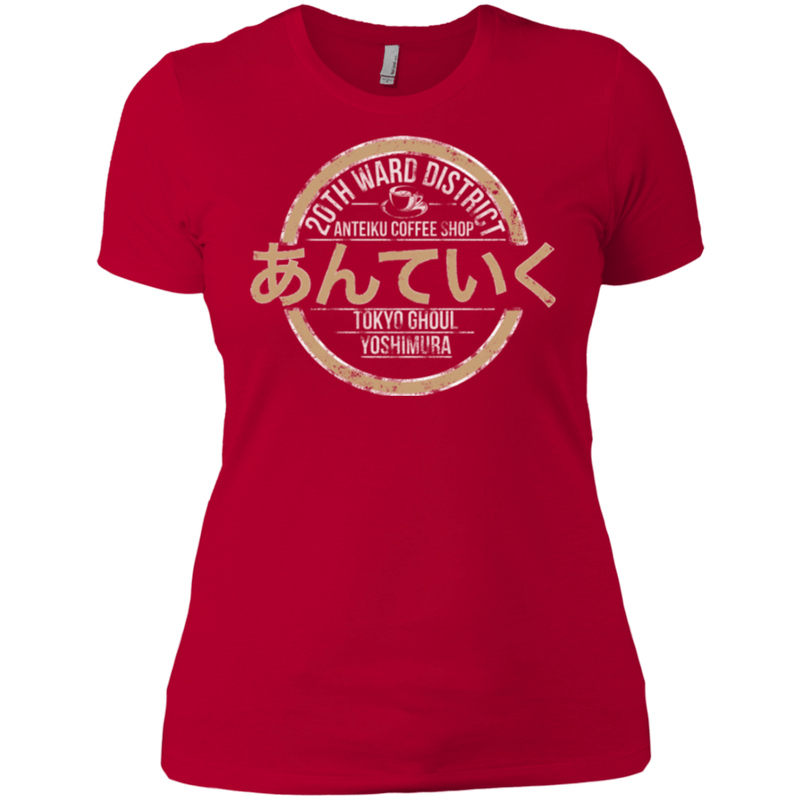 T-Shirts Red / X-Small Anteiku coffee shop Women's Premium T-Shirt