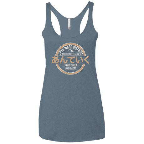 T-Shirts Indigo / X-Small Anteiku coffee shop Women's Triblend Racerback Tank