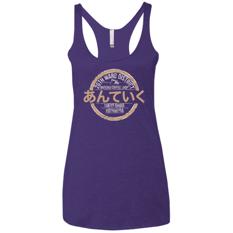 T-Shirts Purple / X-Small Anteiku coffee shop Women's Triblend Racerback Tank
