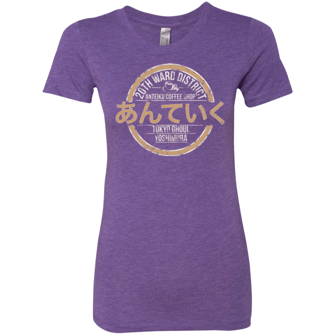 T-Shirts Purple Rush / Small Anteiku coffee shop Women's Triblend T-Shirt