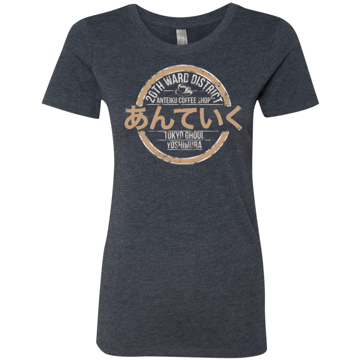 T-Shirts Vintage Navy / Small Anteiku coffee shop Women's Triblend T-Shirt
