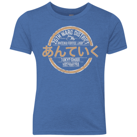 T-Shirts Vintage Royal / YXS Anteiku coffee shop Youth Triblend T-Shirt