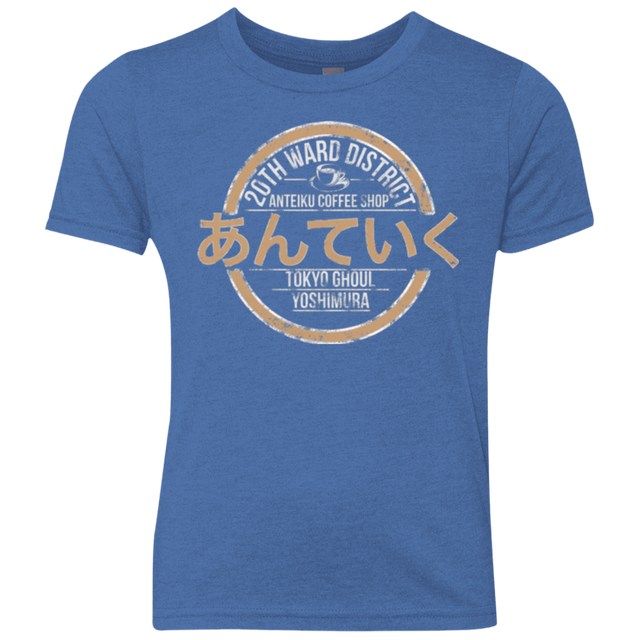 T-Shirts Vintage Royal / YXS Anteiku coffee shop Youth Triblend T-Shirt