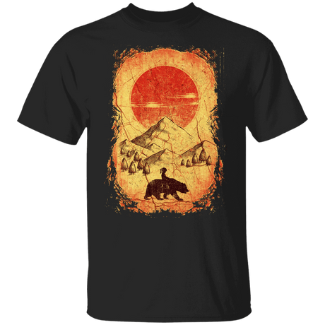 T-Shirts Black / YXS Antique Bear Youth T-Shirt