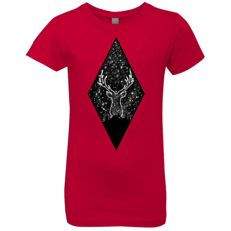 T-Shirts Red / YXS Antler Stars Girls Premium T-Shirt