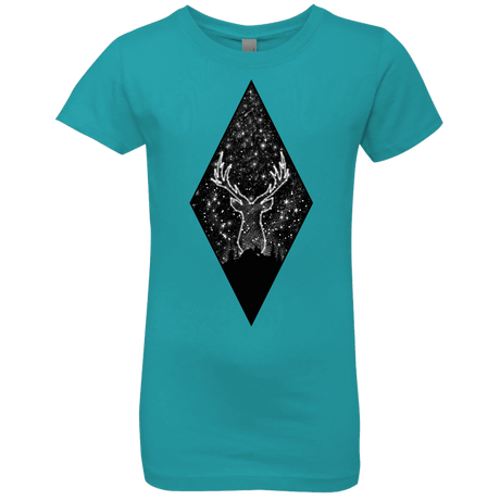 T-Shirts Tahiti Blue / YXS Antler Stars Girls Premium T-Shirt