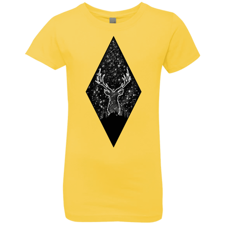 T-Shirts Vibrant Yellow / YXS Antler Stars Girls Premium T-Shirt