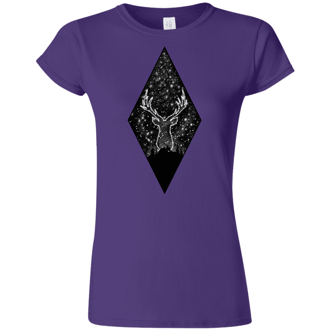 T-Shirts Purple / S Antler Stars Junior Slimmer-Fit T-Shirt