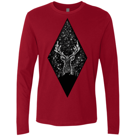 T-Shirts Cardinal / S Antler Stars Men's Premium Long Sleeve