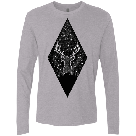 T-Shirts Heather Grey / S Antler Stars Men's Premium Long Sleeve