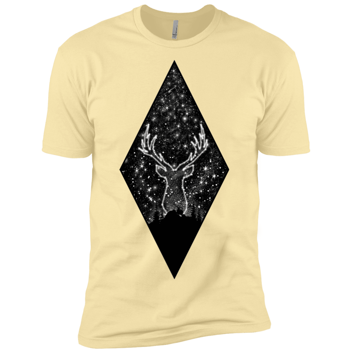 T-Shirts Banana Cream / X-Small Antler Stars Men's Premium T-Shirt