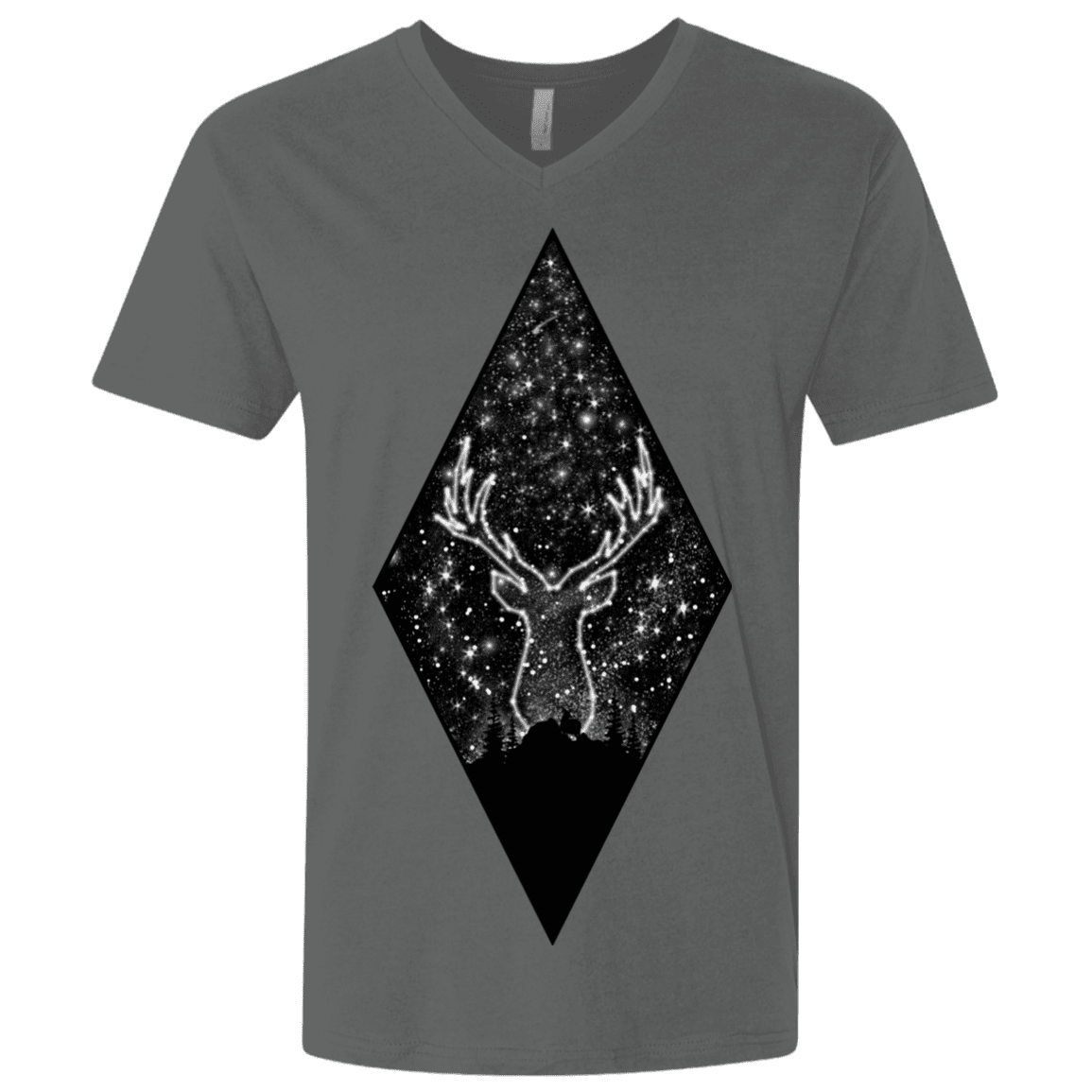 T-Shirts Heavy Metal / X-Small Antler Stars Men's Premium V-Neck