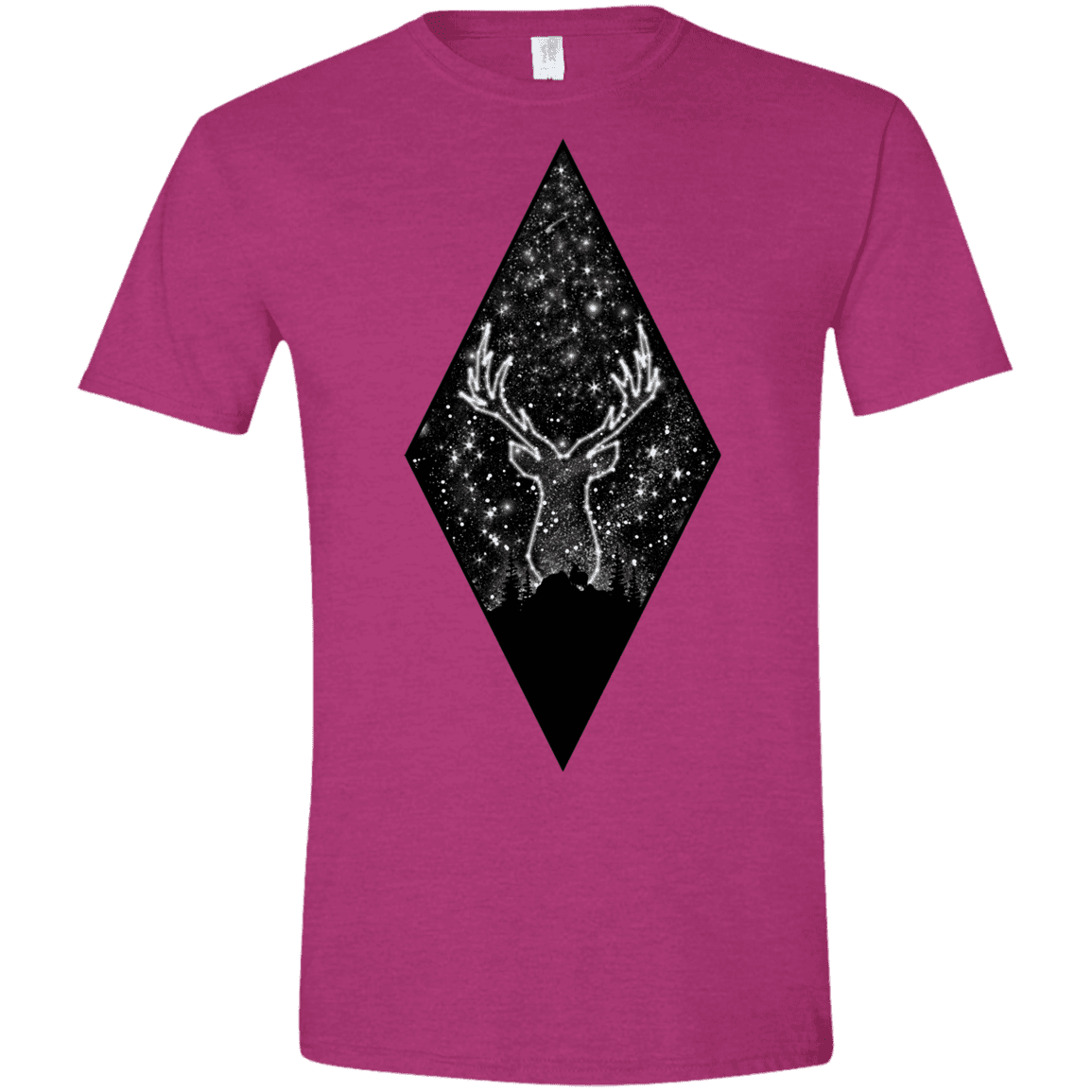 T-Shirts Antique Heliconia / S Antler Stars Men's Semi-Fitted Softstyle