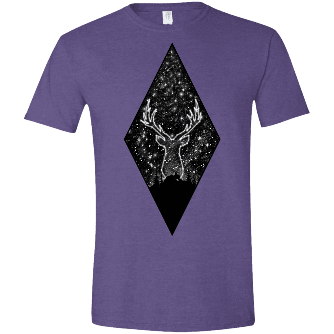 T-Shirts Heather Purple / S Antler Stars Men's Semi-Fitted Softstyle