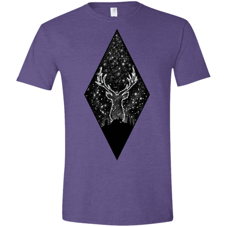 T-Shirts Heather Purple / S Antler Stars Men's Semi-Fitted Softstyle