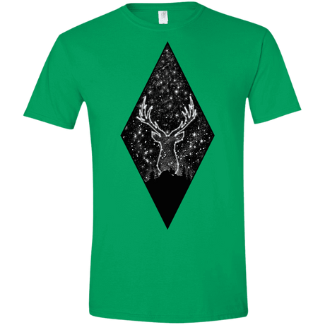 T-Shirts Irish Green / S Antler Stars Men's Semi-Fitted Softstyle