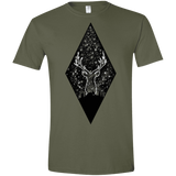 T-Shirts Military Green / S Antler Stars Men's Semi-Fitted Softstyle