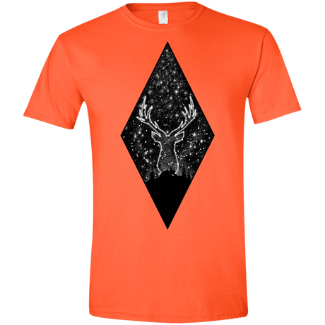 T-Shirts Orange / S Antler Stars Men's Semi-Fitted Softstyle