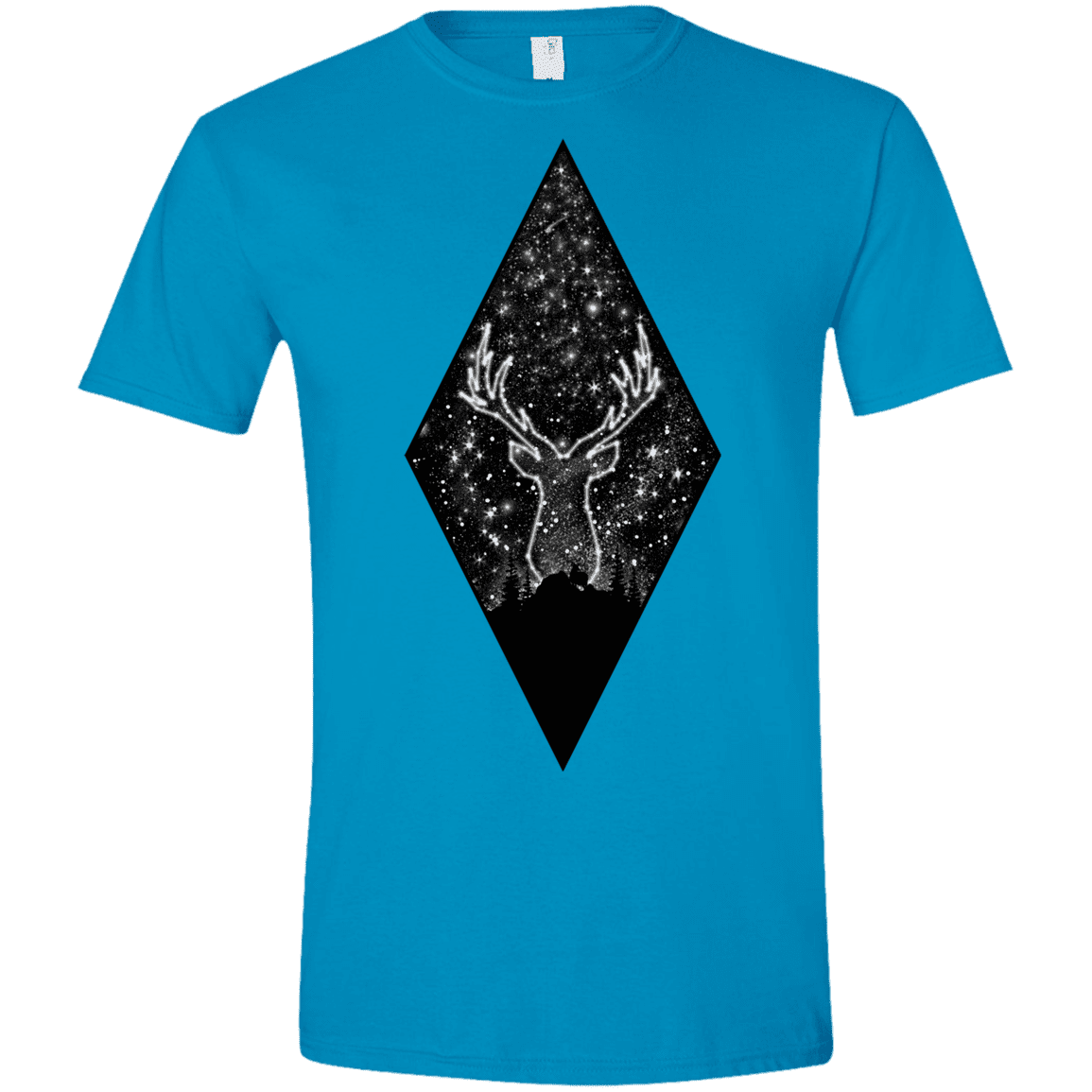 T-Shirts Sapphire / S Antler Stars Men's Semi-Fitted Softstyle