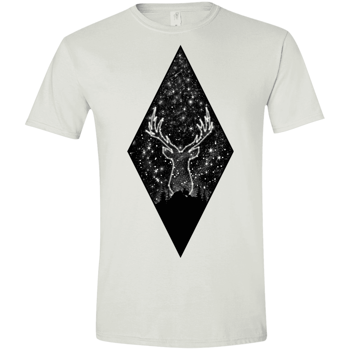 T-Shirts White / X-Small Antler Stars Men's Semi-Fitted Softstyle